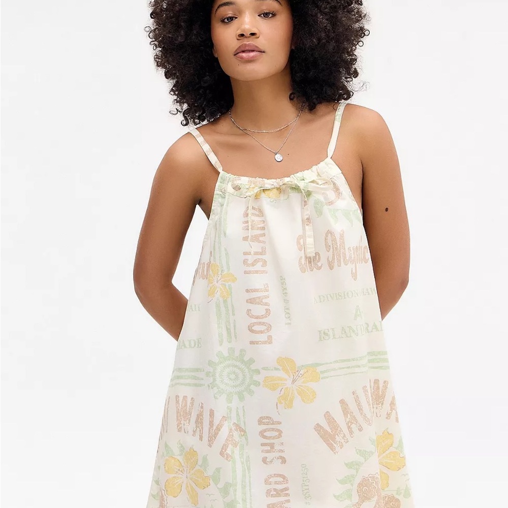 BDG Eva Printed Mini Shift Dress